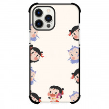 Ne Zha Phone Case For iPhone Samsung Galaxy Pixel OnePlus Vivo Xiaomi Asus Sony Motorola Nokia - Ne Zha Characters Avatar Illustration Art On Beige Background