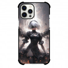 NieR Automata 2B For iPhone Samsung Galaxy Pixel OnePlus Vivo Xiaomi Asus Sony Motorola Nokia - 2B Wings Portrait