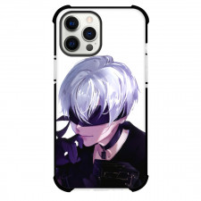 NieR Automata 9S For iPhone Samsung Galaxy Pixel OnePlus Vivo Xiaomi Asus Sony Motorola Nokia - 9S Portrait White Background