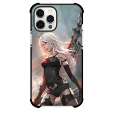 NieR Automata A2 For iPhone Samsung Galaxy Pixel OnePlus Vivo Xiaomi Asus Sony Motorola Nokia - A2 Holding Sword Illustration