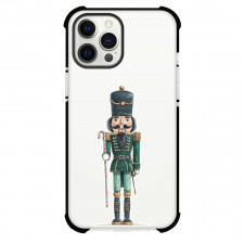Nutcraker Phone Case For iPhone Samsung Galaxy Pixel OnePlus Vivo Xiaomi Asus Sony Motorola Nokia - Fierce Portrait Digital Art White Background