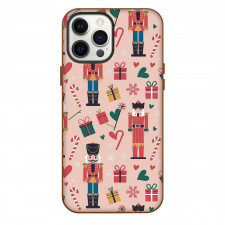 Nutcraker Phone Case For iPhone Samsung Galaxy Pixel OnePlus Vivo Xiaomi Asus Sony Motorola Nokia - Series Pattern Poster In Pink Background