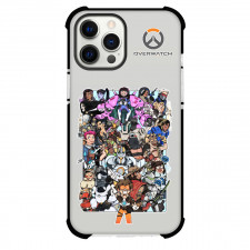 Overwatch Phone Case For iPhone Samsung Galaxy Pixel OnePlus Vivo Xiaomi Asus Sony Motorola Nokia - Overwatch Characters Assemble Cartoon Art Sticker