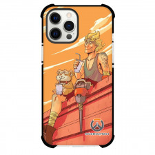 Overwatch Phone Case For iPhone Samsung Galaxy Pixel OnePlus Vivo Xiaomi Asus Sony Motorola Nokia - Junkrat And Wrecking Ball Drinking