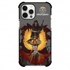 Overwatch Phone Case For iPhone Samsung Galaxy Pixel OnePlus Vivo Xiaomi Asus Sony Motorola Nokia - Mercy And Reaper Illustration