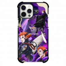 Overwatch Moira Phone Case For iPhone Samsung Galaxy Pixel OnePlus Vivo Xiaomi Asus Sony Motorola Nokia - Moira Collage On Purple Background