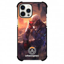 Overwatch Soldier 76 Phone Case For iPhone Samsung Galaxy Pixel OnePlus Vivo Xiaomi Asus Sony Motorola Nokia - Soldier 76 Sitting Illustration