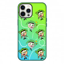 The Fairly Oddparents a New Wish Phone Case For iPhone Samsung Galaxy Pixel OnePlus Vivo Xiaomi Asus Sony Motorola Nokia - Cosmo Pattern Smile Green Background
