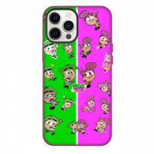 The Fairly Oddparents a New Wish Phone Case For iPhone Samsung Galaxy Pixel OnePlus Vivo Xiaomi Asus Sony Motorola Nokia - Wanda Cosmo Pattern Half Cartoon Art