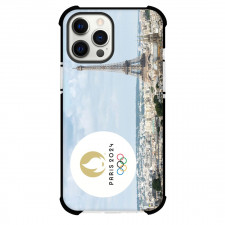 Olympic 2024 Phone Case For iPhone Samsung Galaxy Pixel OnePlus Vivo Xiaomi Asus Sony Motorola Nokia - Eiffel Tower Photo With Paris 2024 Logo