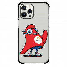 Olympic 2024 Phone Case For iPhone Samsung Galaxy Pixel OnePlus Vivo Xiaomi Asus Sony Motorola Nokia - Olympic 2024 Mascot Smiling Illustration