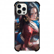 One Piece Boa Hancock Phone Case For iPhone and Samsung Galaxy Devices - Boa Hancock Looking Up Illustration