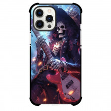 One Piece Brook Phone Case For iPhone and Samsung Galaxy Devices - Brook Playing Guitar Illustration