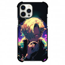 One Piece Sanji Phone Case For iPhone and Samsung Galaxy Devices - Sanji Smoking Portait Pop Art