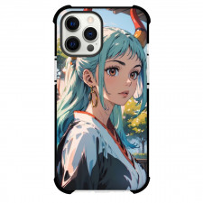 One Piece Yamato Phone Case For iPhone and Samsung Galaxy Devices - Yamato Side Portait Sky Background