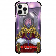 One Punch Man Boros Phone Case For iPhone and Samsung Galaxy Devices - Boros Portrait Sitting On the Spaceship