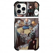One Punch Man Phone Case For iPhone and Samsung Galaxy Devices - One Punch Man Characters Comic Scenes