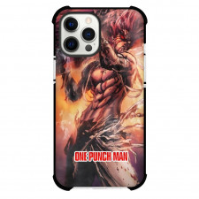 One Punch Man Garou Phone Case For iPhone and Samsung Galaxy Devices - Garou Portrait Injuried Hold The Wood