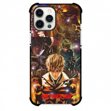 One Punch Man Genos Phone Case For iPhone and Samsung Galaxy Devices - Genos Collage