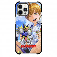 One Punch Man Kid Emperor Phone Case For iPhone and Samsung Galaxy Devices - Kid Emperor Playing The Toys On Sky Background