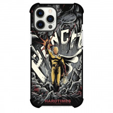 One Punch Man Saitama Phone Case For iPhone and Samsung Galaxy Devices - Saitama Portrait Hard Time Comic Art