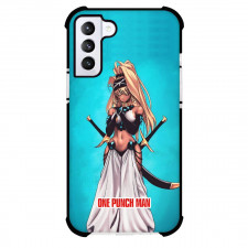 One Punch Man Yuta Phone Case For iPhone and Samsung Galaxy Devices - Yuta Portrait Worship On Blue Background