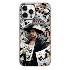 One Piece Netflix Dracule Mihawk Phone Case For iPhone Samsung Galaxy Pixel OnePlus Vivo Xiaomi Asus Sony Motorola Nokia - Dracule Mihawk Manga Collage Poster