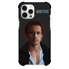 One Piece Netflix Shanks Phone Case For iPhone Samsung Galaxy Pixel OnePlus Vivo Xiaomi Asus Sony Motorola Nokia - Shanks Portrait On Black Background