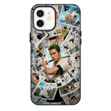 One Piece Netflix Roronoa Zoro Phone Case For iPhone Samsung Galaxy Pixel OnePlus Vivo Xiaomi Asus Sony Motorola Nokia - Roronoa Zoro Manga Collage Anime Poster