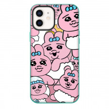 Opanchu Usagi Phone Case For iPhone Samsung Galaxy Pixel OnePlus Vivo Xiaomi Asus Sony Motorola Nokia - Opanchu Usagi Pink Smiling Face Collage Poster