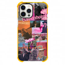 Oppenheimer X Barbie Barbenheimer Meme Phone Case For iPhone Samsung Galaxy Pixel OnePlus Vivo Xiaomi Asus Sony Motorola Nokia - Barbenheimer Meme Movie Scnces Collage