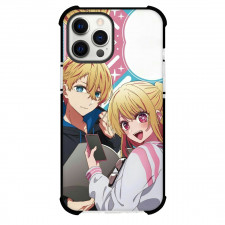 Oshi No Ko Phone Case For iPhone Samsung Galaxy Pixel OnePlus Vivo Xiaomi Asus Sony Motorola Nokia - Aqua Ruby Back Portrait