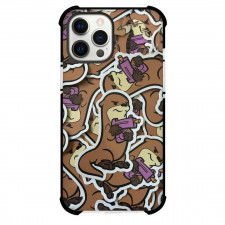 Otter Space Phone Case For iPhone Samsung Galaxy Pixel OnePlus Vivo Xiaomi Asus Sony Motorola Nokia - Otter Space Brown Animal Wall Art