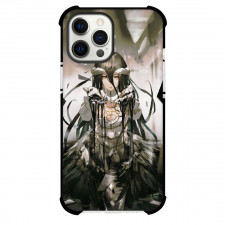 Overlord Albedo Phone Case For iPhone Samsung Galaxy Pixel OnePlus Vivo Xiaomi Asus Sony Motorola Nokia - Albedo Standing Portrait Gray White Illustration