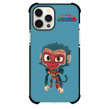 PJ Masks Power Heroes Munki-Gu Phone Case For iPhone And Samsung Galaxy - Munki-Gu Standing On Blue Background
