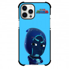PJ Masks Power Heroes Night Ninja Phone Case For iPhone And Samsung Galaxy - Night Ninja Side Portrait On Blue Background