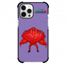 PJ Masks Power Heroes Splat Monster Phone Case For iPhone And Samsung Galaxy - Splat Monster Standing On Purple Background