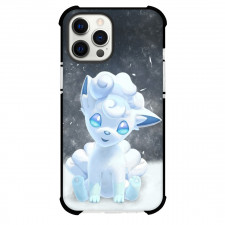 Pokemon Alolan Vulpix Phone Case For iPhone Samsung Galaxy Pixel OnePlus Vivo Xiaomi Asus Sony Motorola Nokia - Alolan Vulpix Sitting Gray Background