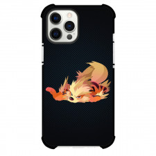 Pokemon Arcanine Phone Case For iPhone Samsung Galaxy Pixel OnePlus Vivo Xiaomi Asus Sony Motorola Nokia - Arcanine Crawling Black Background