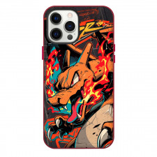 Pokemon Charizard Phone Case For iPhone Samsung Galaxy Pixel OnePlus Vivo Xiaomi Asus Sony Motorola Nokia - Pokemon Charizard With Vibrant Fire Flying Illustration Art Poster