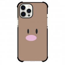 Pokemon Diglett Phone Case For iPhone Samsung Galaxy Pixel OnePlus Vivo Xiaomi Asus Sony Motorola Nokia - Diglett Minimalist Art