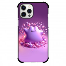 Pokemon Ditto Phone Case For iPhone Samsung Galaxy Pixel OnePlus Vivo Xiaomi Asus Sony Motorola Nokia - Ditto Pink and Puple 3d Art