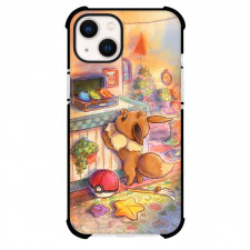 Pokemon Eevee Phone Case For iPhone Samsung Galaxy Pixel OnePlus Vivo Xiaomi Asus Sony Motorola Nokia - Pokemon Eevee Trading Card Game Art Poster