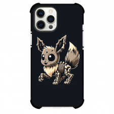 Pokemon Eevee Phone Case For iPhone Samsung Galaxy Pixel OnePlus Vivo Xiaomi Asus Sony Motorola Nokia - Eevee Zombie Black Background