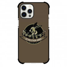 Pokemon Phone Case For iPhone Samsung Galaxy Pixel OnePlus Vivo Xiaomi Asus Sony Motorola Nokia - Eevolution Army Brown Background
