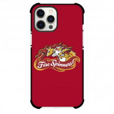 Pokemon Phone Case For iPhone Samsung Galaxy Pixel OnePlus Vivo Xiaomi Asus Sony Motorola Nokia - Fire Spinners Red Background