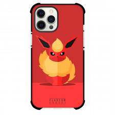 Pokemon Flareon Phone Case For iPhone Samsung Galaxy Pixel OnePlus Vivo Xiaomi Asus Sony Motorola Nokia - Flareon Minimalist Art