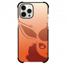 Pokemon Flareon Phone Case For iPhone Samsung Galaxy Pixel OnePlus Vivo Xiaomi Asus Sony Motorola Nokia - Flareon Silhouette Dot Matrix Art