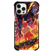 Pokemon Flareon Phone Case For iPhone Samsung Galaxy Pixel OnePlus Vivo Xiaomi Asus Sony Motorola Nokia - Flareon Standing in the City