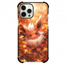 Pokemon Flareon Phone Case For iPhone Samsung Galaxy Pixel OnePlus Vivo Xiaomi Asus Sony Motorola Nokia - Flareon in the Maple Leaves